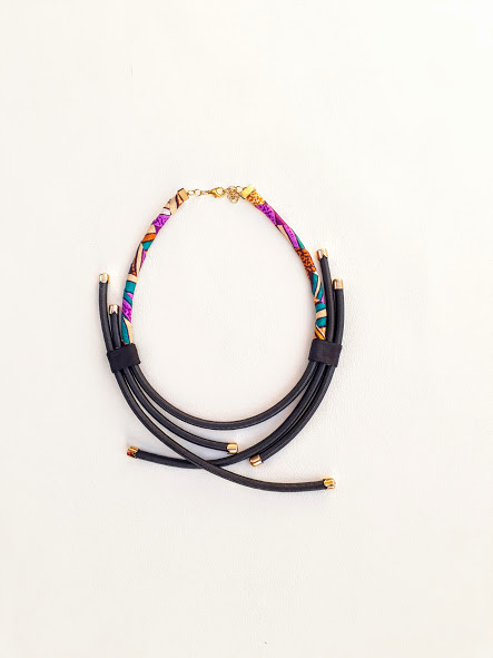 Opal Series: Purple Neckpiece
