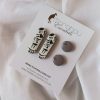 Zaza Oblong & Teeny Tiny Studs Set