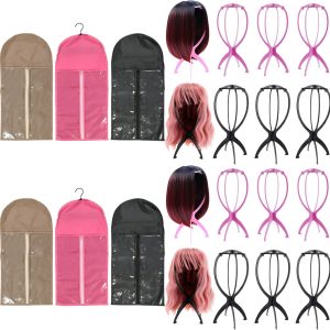 collapsible wig stand